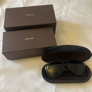 TOM FORD PAUL TF778 01A  Aviator Sunglasses